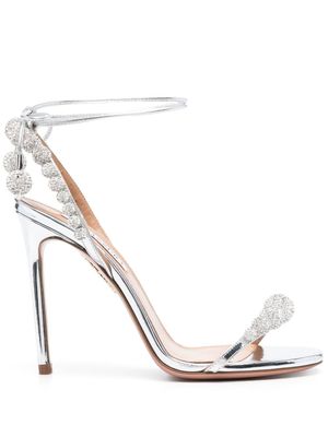 Aquazzura sandales Disco Dancer 105 mm - Gris