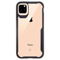 Ksix Armor Flex iPhone 11 Pro Hybrid Case - Zwart / Doorzichtig - thumbnail