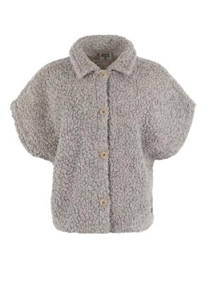 Moscow 89-11-pelle Gilets 131-1 Light Grey Melange Solid