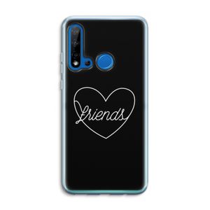 Friends heart black: Huawei P20 Lite (2019) Transparant Hoesje