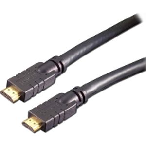 e+p HDMV 401/20 HDMI kabel 20 m HDMI Type A (Standaard) Zwart