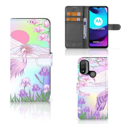 Motorola Moto E20 | E30 | E40 | Telefoonhoesje | Met pasjeshouder | Bird