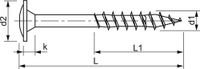 Spax-s tellerkopf t30 wirox 6x180