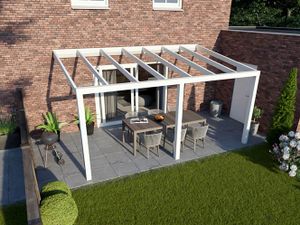 Tijdelijk 15% korting | Verasol Greenline aluminium veranda 500x300 cm glasdak Aluminium Verasol