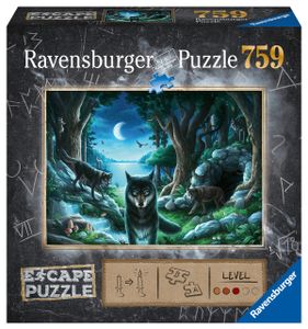 Ravensburger puzzel 759 stukjes ESCAPE 7 Curse of the Wolves