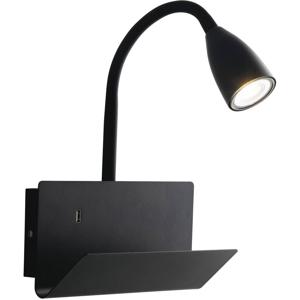 ECO-Light I-GULP-AP NER Wandlamp GU10 LED Zwart