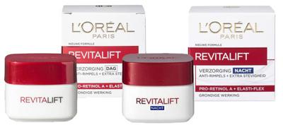 L'Oréal Paris Revitalift Dagcreme 50ml + Nachtcreme 50ml