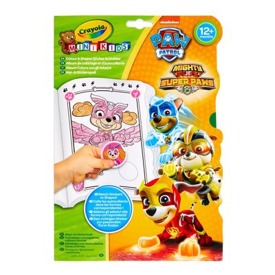 Crayola mini kleuren stickerboek paw patrol