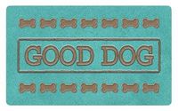 Tarhong placemat good dog turquoise (48,5X29 CM) - thumbnail