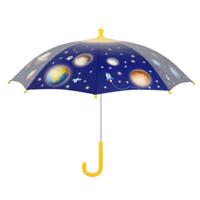 Paraplu voor kinderen - ruimte/planeten thema - Dia 70 cm - automatisch