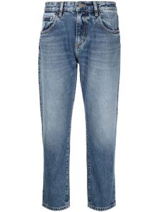 ICON DENIM jean slim à coupe courte - Bleu