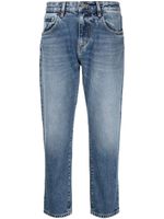ICON DENIM jean slim à coupe courte - Bleu