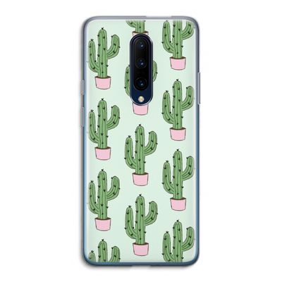 Cactus Lover: OnePlus 7 Pro Transparant Hoesje