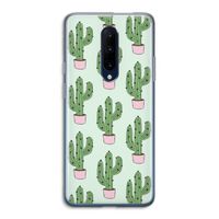 Cactus Lover: OnePlus 7 Pro Transparant Hoesje