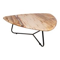 Deeba Salontafel Versteend Hout 95cm