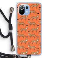Cheetah: Xiaomi Mi 11 Lite Transparant Hoesje met koord