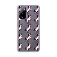 Musketon Unicorn: Samsung Galaxy S20 FE / S20 FE 5G Transparant Hoesje