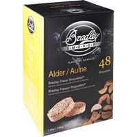 Bradley Alder Wood Briketten rookhout 48 stuks - thumbnail