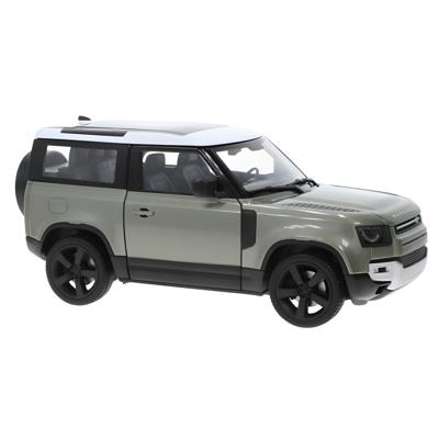 Welly Modelauto / speelgoedauto - Land Rover Defender 2020 - lichtgroen - 12 x 7 cm - schaalmodel