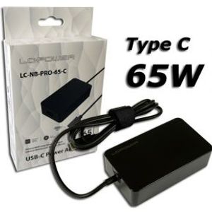 LC-Power LC-NB-PRO-65-C netvoeding & inverter Binnen 65 W Zwart