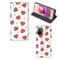 Xiaomi Redmi Note 10 4G | 10S | Poco M5s | Hoesje met Magneet | Hearts