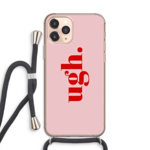 Ugh: iPhone 11 Pro Transparant Hoesje met koord