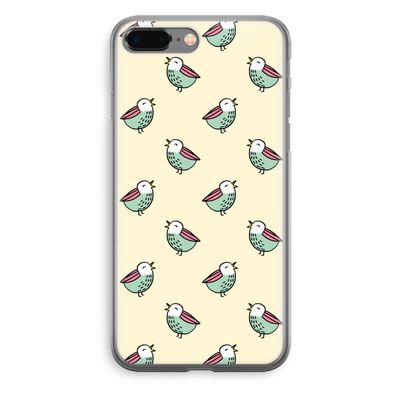 Vogeltjes: iPhone 8 Plus Transparant Hoesje