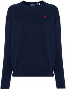 Polo Ralph Lauren sweat à motif Polo Pony - Bleu