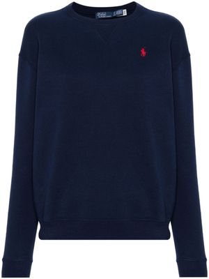 Polo Ralph Lauren sweat à motif Polo Pony - Bleu