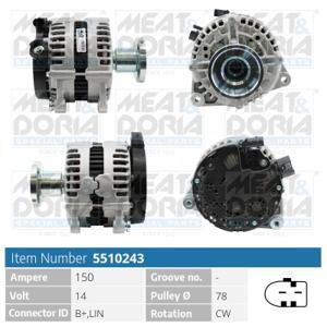 Meat Doria Alternator/Dynamo 5510243