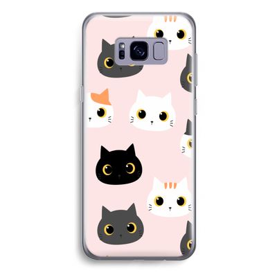Katten: Samsung Galaxy S8 Plus Transparant Hoesje