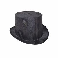 Halloween hoge hoed grafgraver/vampier voor volwassenen   - - thumbnail