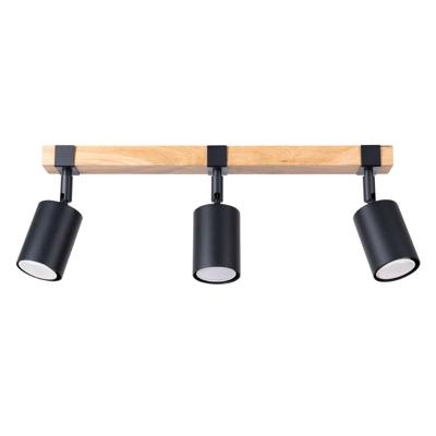 Plafondlamp FAGER 3 zwart