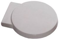 Saqu Rondo toiletbril met deksel 49cm Wit