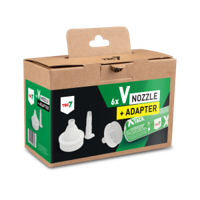 Tec7 V-Nozzle + Adaptor X-Tack Sausages (doosje 6st) - 599317290