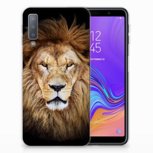 Samsung Galaxy A7 (2018) TPU Hoesje Leeuw