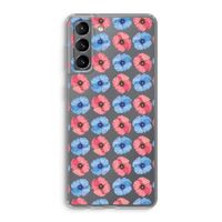 Klaproosjes: Samsung Galaxy S21 Transparant Hoesje