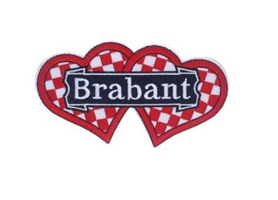 Embleem 2 Hartjes Brabant Banier zwart