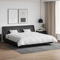 VidaXL Dekbed set met kussen 3 pcs wit donsveertjes