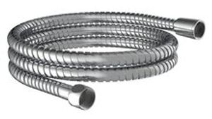 HOGAFLEX M-3 doucheslang, roestvrij staal verchroomd lengte: ca. 150 cm ½" (Ø ca. 1,9 cm) standaard aansluiting inclusief waterbesparende pakking - tot wel 50% minder water verbruik garantie: