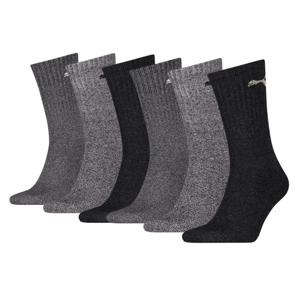 Puma Sportsokken Antraciet/Grey 6-pack-43/46