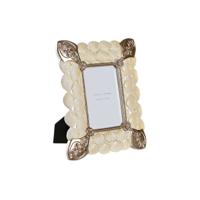 Fotolijsten DKD Home Decor 20,4 x 2,5 x 26 cm Koper Wit Hars Romantiek