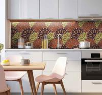 Abstract mandala patroon keuken sticker - thumbnail