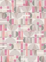 Novamur Leyla Behang met grafische print - 81644