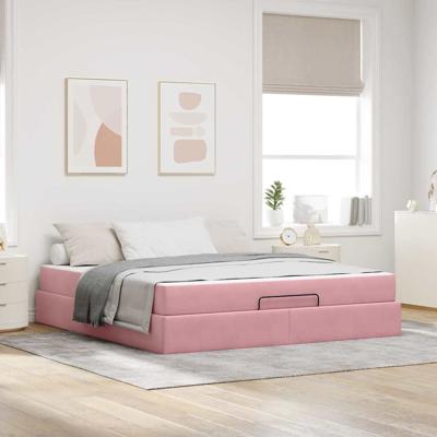 Bedframe Roze 180 x 200 cm Fluweel