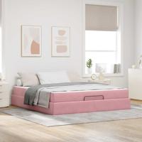 Bedframe Roze 180 x 200 cm Fluweel