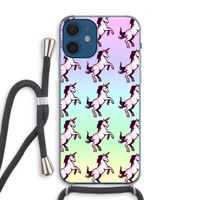 Musketon Unicorn: iPhone 12 Transparant Hoesje met koord Musketon Unicorn: iPhone 12 Transparant Hoesje met koord