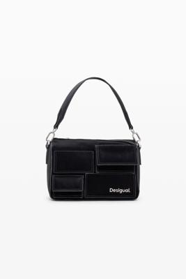 Schoudertas met meerdere vakken - BLACK - U