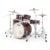 Pearl Export EXX705NNBR/C864 Satin Scarlet 5d. drumstel met hardware en bekkenset (fusion)
