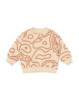 HEMA Babytrui sweatstof swirl ecru (ecru)